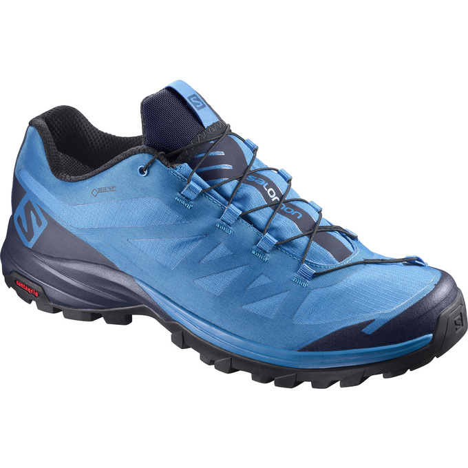 Salomon OUTPATH GTX Turisticke Topanky Panske Modre / Námornícka Modrá | 97381FOMZ