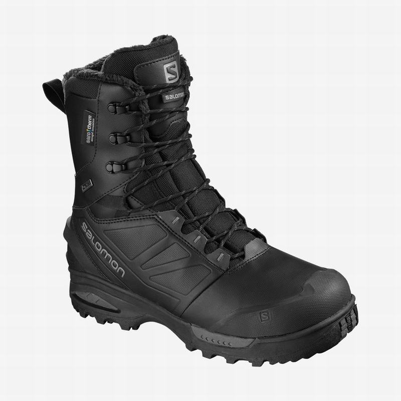 Salomon TOUNDRA PRO CLIMASALOMON WATERPROOF Zimne Topanky Panske Čierne | 75138IWTK