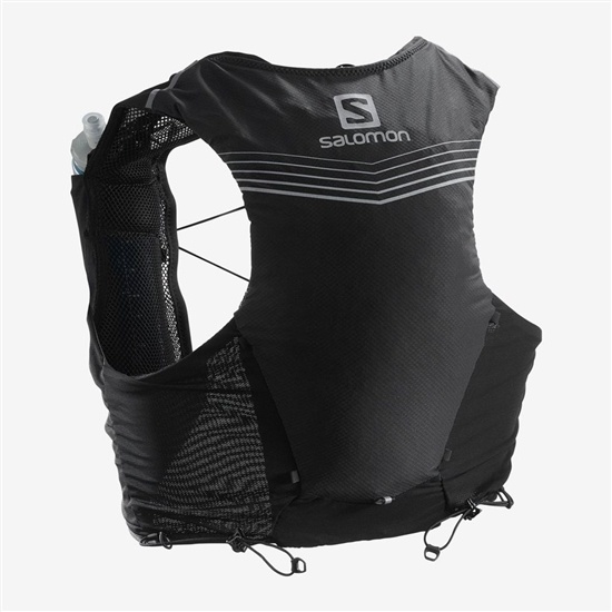 Salomon ADV SKIN 5 SET HYDRATION PACK Batohy Panske Čierne | 72406SQMB