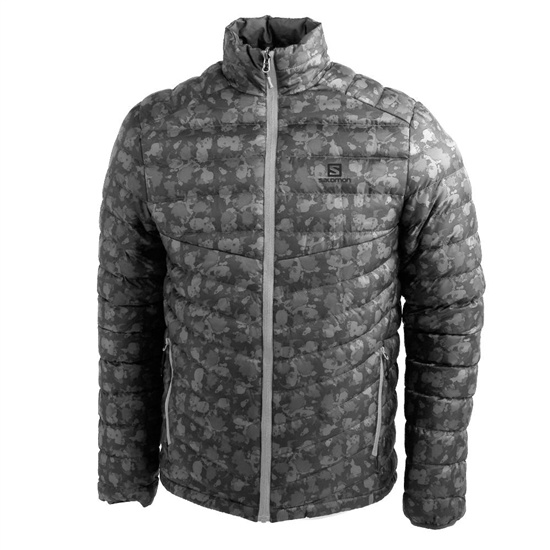 Salomon AGENTA REVERSIBLE JKT M Bundy Panske Gray | 92834QAOK