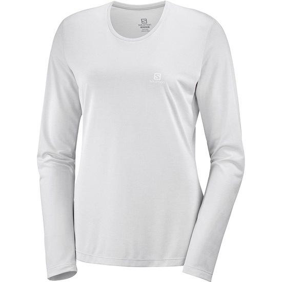 Salomon AGILE LS W Long Sleeve Tricko Damske Svetlo Siva | 10875SEGK