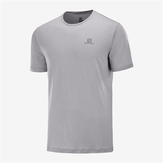 Salomon AGILE TRAINING Tops Panske Siva | 40815DOPS