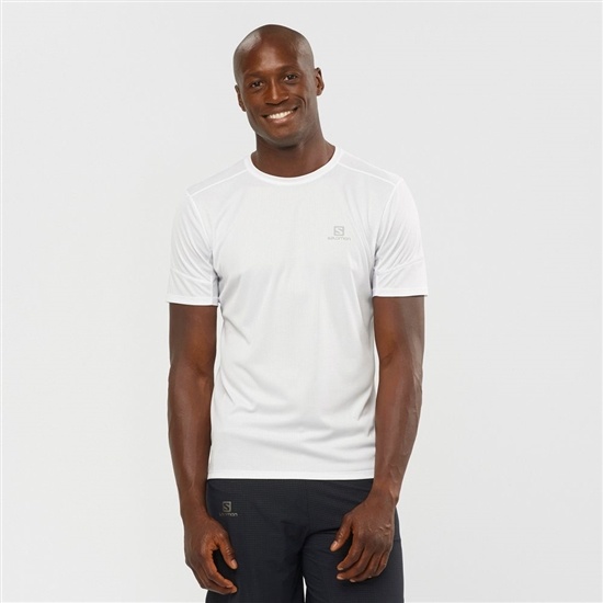 Salomon AGILE Tops Panske Biele | 05641ZEDV
