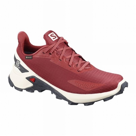 Salomon ALPHACROSS BLAST GTX W Trailove Bezecke Tenisky Damske Červené | 37609KDSP