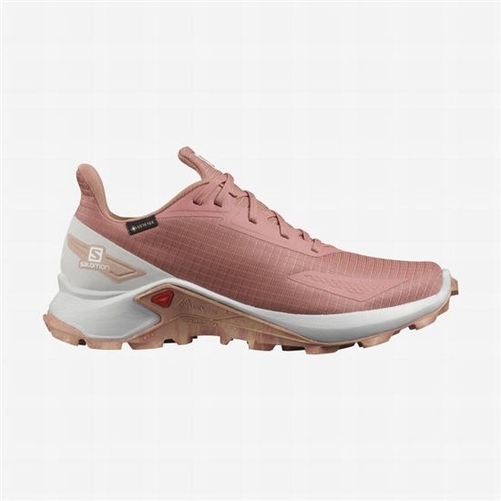 Salomon ALPHACROSS BLAST GTX W Trailove Bezecke Tenisky Damske Tmavo Červené | 67318CGFT