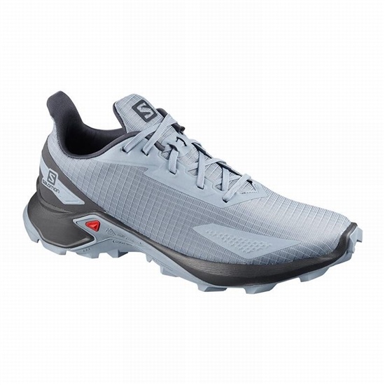 Salomon ALPHACROSS BLAST Trailove Bezecke Tenisky Panske Siva Modre / Siva Modre | 38259GHKF