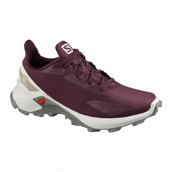 Salomon ALPHACROSS BLAST Trailove Bezecke Tenisky Damske Bordove | 71935DOIH