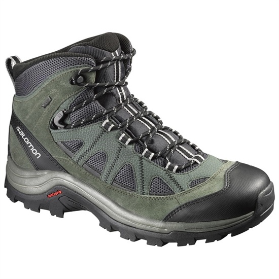Salomon AUTHENTIC LTR GTX Turisticke Topanky Panske Olivovo Zelená / Čierne | 71342KWPA