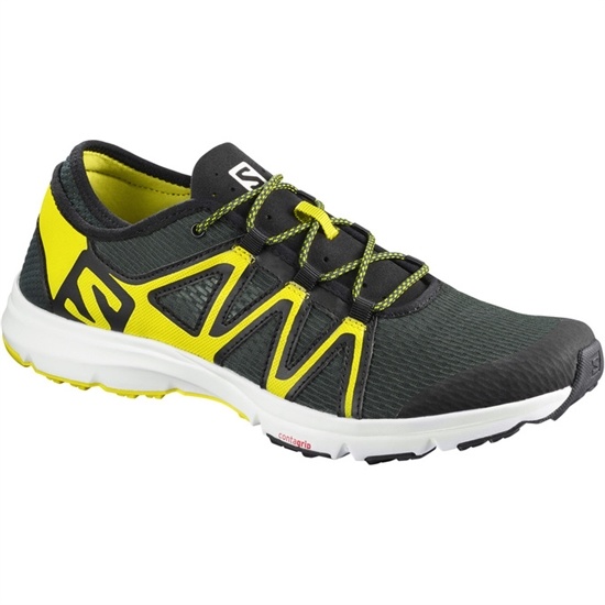Salomon CROSSAMPHIBIAN SWIFT Topanky do Vody Panske Čierne / Žlté | 52018PXKQ