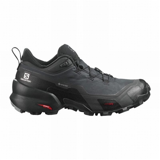 Salomon CROSS HIKE GORE-TEX Turisticke Topanky Damske Tmavo Siva / Čierne | 69734IZCH