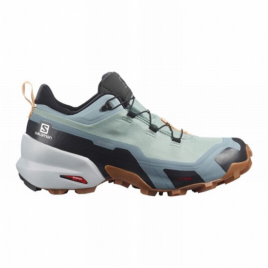 Salomon CROSS HIKE GORE-TEX Turisticke Topanky Damske Zelene / Krém | 71568VDRC