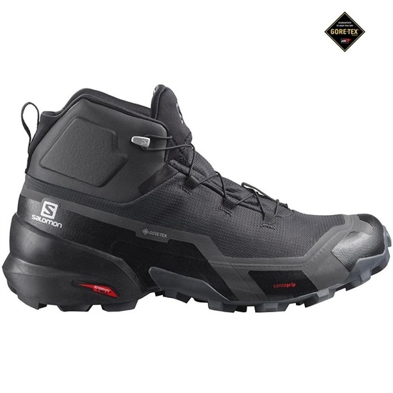 Salomon CROSS HIKE MID GORE-TEX Turisticke Topanky Panske Čierne | 24810UAPI