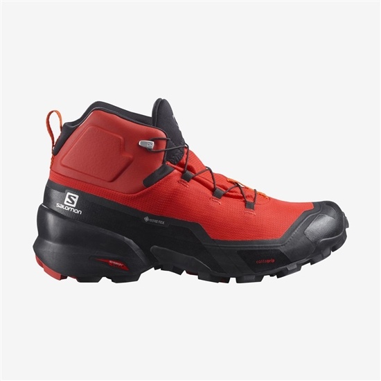 Salomon CROSS HIKE MID GORE-TEX Turisticke Topanky Panske Oranžové | 81720MXTZ