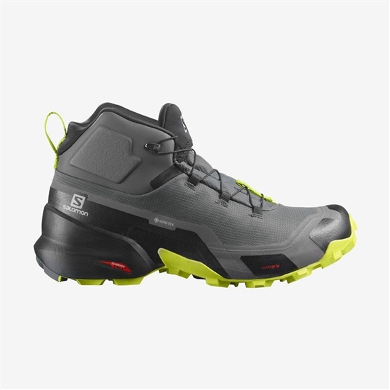 Salomon CROSS HIKE MID GORE-TEX Turisticke Topanky Panske Siva | 87102MVIS