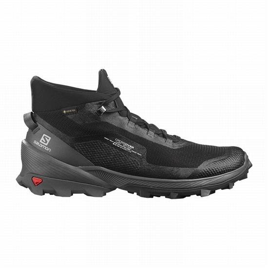 Salomon CROSS OVER CHUKKA GORE-TEX Turisticke Topanky Panske Čierne | 09754XCOE