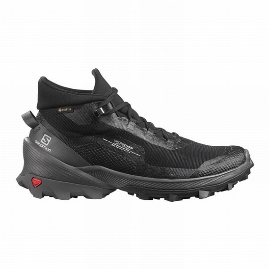 Salomon CROSS OVER CHUKKA GORE-TEX Turisticke Topanky Damske Čierne | 80172NMWY