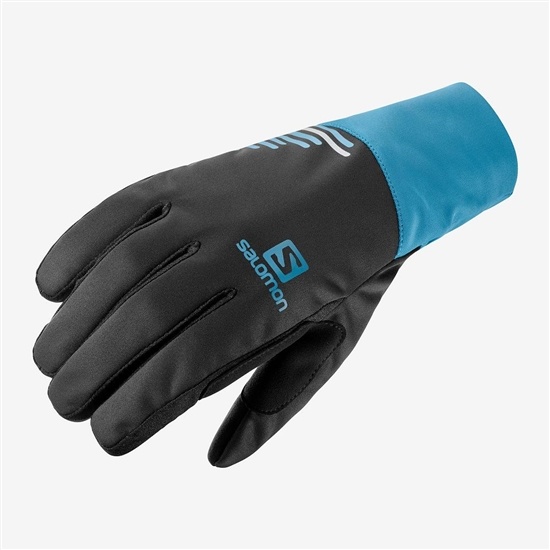 Salomon EQUIPE U Rukavice Panske Čierne | 60597VPKM