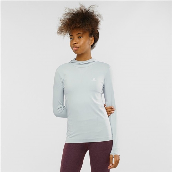 Salomon ESSENTIAL SEAMLESS Midlayers Damske Mätové | 73410MDWX