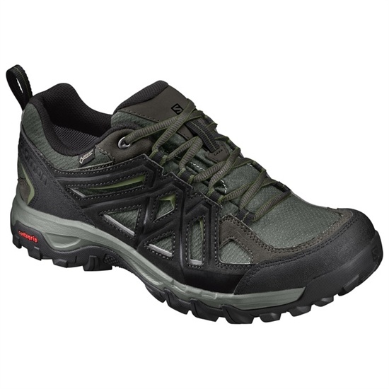 Salomon EVASION 2 GTX Turisticke Topanky Panske Olivovo Zelená / Čierne | 41805NAUZ