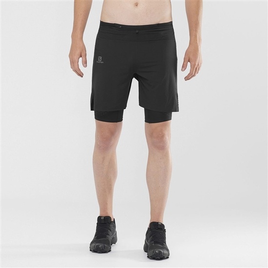Salomon EXO MOTION TW.SKIN SHRT M Sortky Panske Čierne | 98675ZLGI