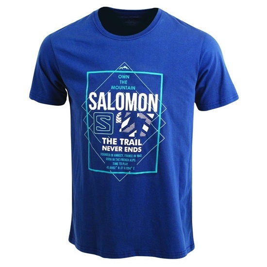 Salomon FORT SS M Tricko Panske Tmavo | 46527IJCN