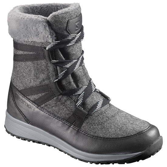 Salomon HEIKA CS WP Zimne Topanky Damske Siva / Čierne | 78129JCXY