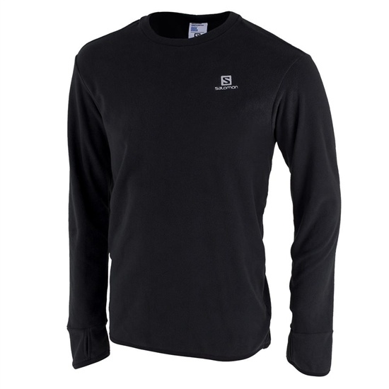 Salomon KABRU M Midlayers Panske Čierne | 56810OMNV