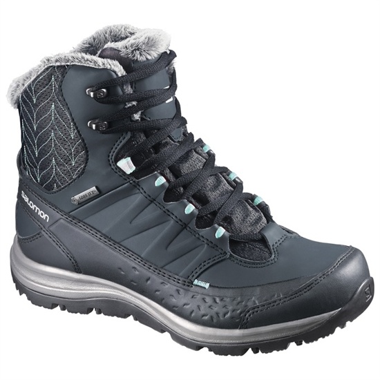 Salomon KAÏNA MID GTX Zimne Topanky Panske Námornícka Modrá | 74059VFLP