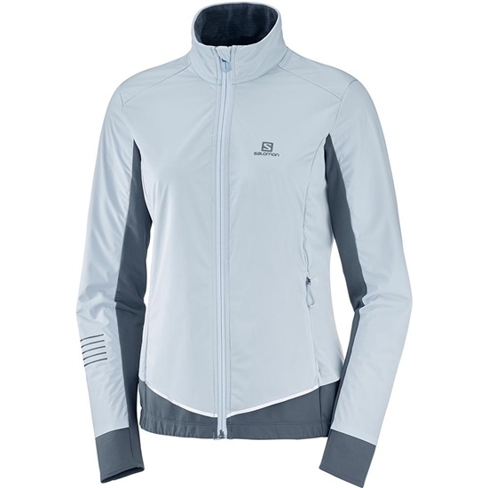 Salomon LIGHTNING LIGHTSHELL JKT W Bundy Damske Modre | 21409MOZD