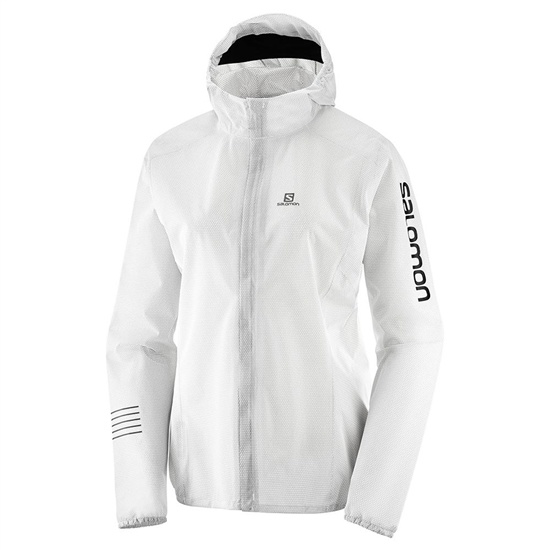 Salomon LIGHTNING RACE WP JKT W Bundy Damske Biele | 23481NOMP