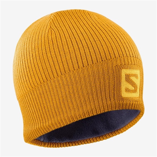 Salomon LOGO Klobuky Panske Žlté | 74381MXCI