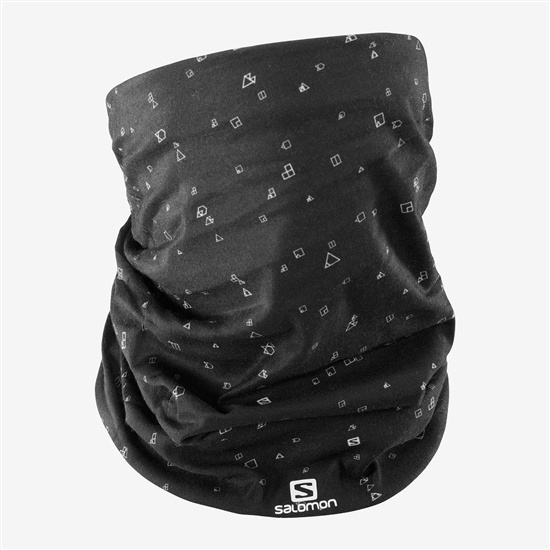 Salomon NECK&HEAD LIGHT GAITER Headwear Panske Čierne | 60573QGIF