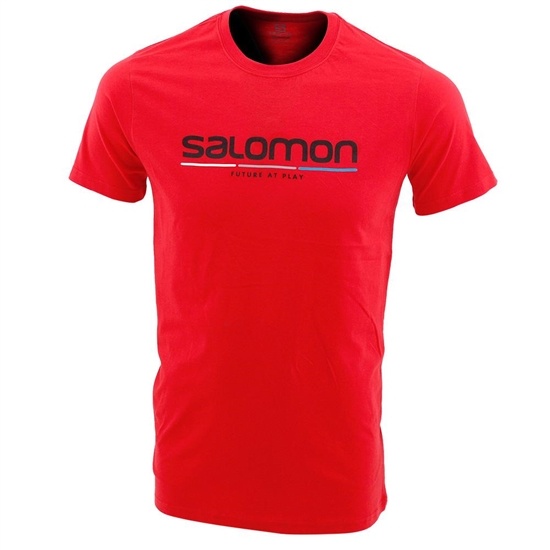 Salomon NEW RACE SS M Tricko Panske Červené | 49856BRWF