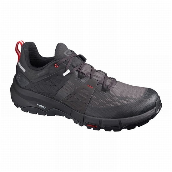 Salomon ODYSSEY GTX Turisticke Topanky Panske Čierne / Červené | 07589EPYB