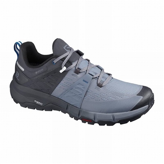 Salomon ODYSSEY GTX Turisticke Topanky Panske Siva / Kráľovská Modrá | 59628FCLA
