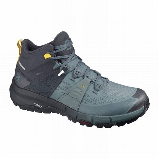 Salomon ODYSSEY MID GTX Turisticke Topanky Panske Tmavo Modre | 08659TKVS