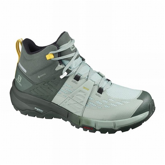 Salomon ODYSSEY MID GTX W Turisticke Topanky Damske Zelene | 04621WUHK