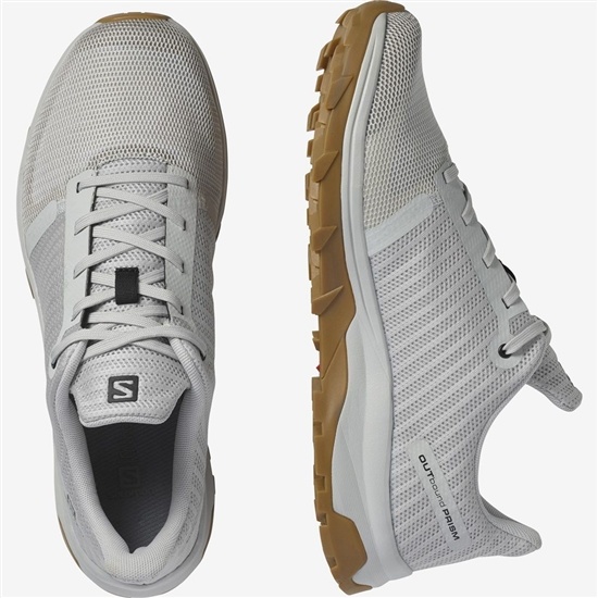 Salomon OUTBOUND PRISM Turisticke Topanky Panske Biele | 09537BKGE