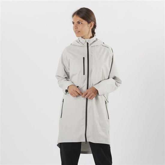 Salomon OUTLIFE WP COMMUTER PARKA W Waterproof Bundy Damske Sliver | 12306SCEJ
