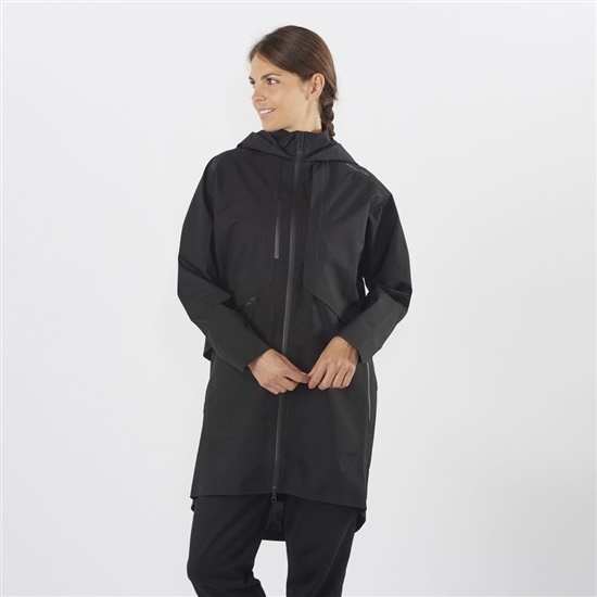 Salomon OUTLIFE WP COMMUTER PARKA W Waterproof Bundy Damske Čierne | 91627SWQO