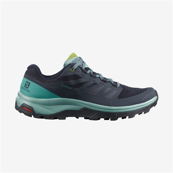 Salomon OUTLINE GORE-TEX Turisticke Topanky Damske Tmavo | 06243MFBT