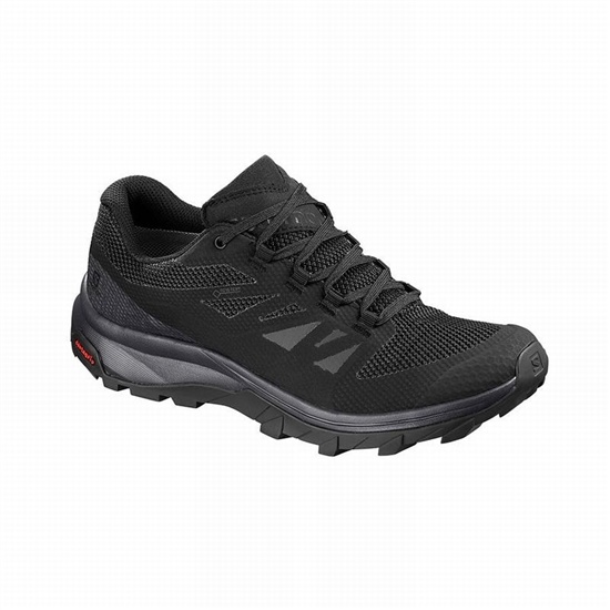 Salomon OUTLINE GORE-TEX Turisticke Topanky Damske Čierne | 34791GWEU