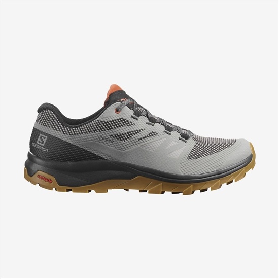 Salomon OUTLINE GORE-TEX Turisticke Topanky Panske Siva | 36527DMRK