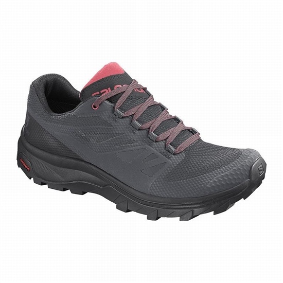 Salomon OUTLINE GORE-TEX Turisticke Topanky Damske Tmavo Modre / Čierne | 57281XBLY