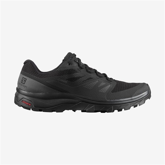 Salomon OUTLINE GORE-TEX Turisticke Topanky Panske Čierne | 93501QHJB