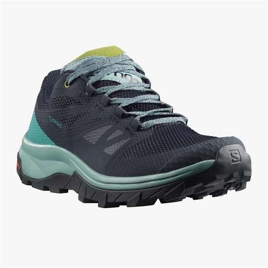 Salomon OUTLINE GTX Trailove Bezecke Tenisky Damske Námornícka Modrá | 82347NPIT