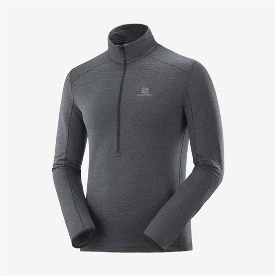Salomon OUTLINE Midlayers Panske Čierne | 39567YCJW