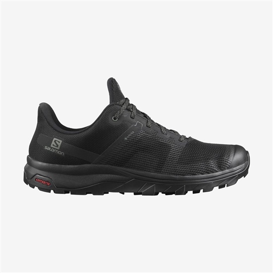 Salomon OUTLINE PRISM GORE-TEX Turisticke Topanky Panske Čierne | 09761HRAI