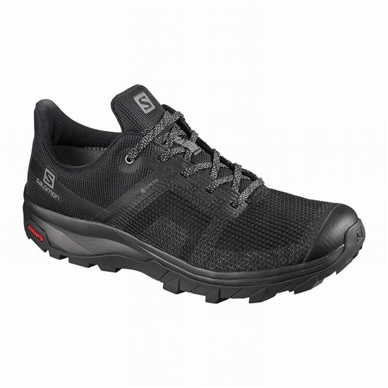 Salomon OUTLINE PRISM GORE-TEX Turisticke Topanky Damske Čierne | 21475RBWJ