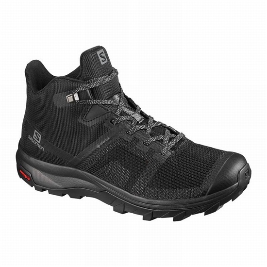 Salomon OUTLINE PRISM MID GORE-TEX Turisticke Topanky Damske Čierne | 35908RGZT